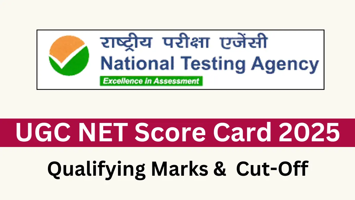 UGC NET Score Card 2025